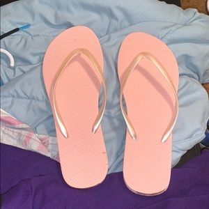 pink flip flops